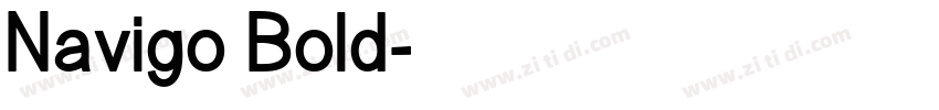 Navigo Bold字体转换